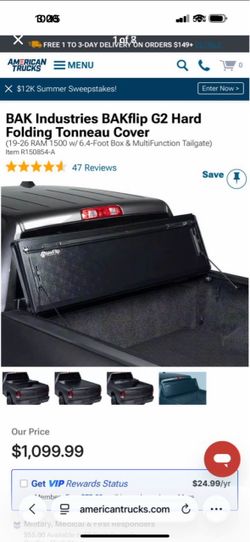 BAK Industries BAKflip G2 Hard Folding Tonneau Cover