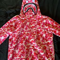 BAPE Jacket Pink Size Large