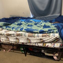 Twin Xl metal bed frame 