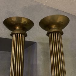 BRASS Candlestick Holders, TALL