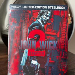 John Wick 2 Blu Ray Steelbook 