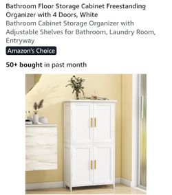 Bathroom Cabinet Storage Organizer