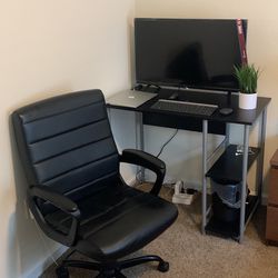 Computer Desk With Chair