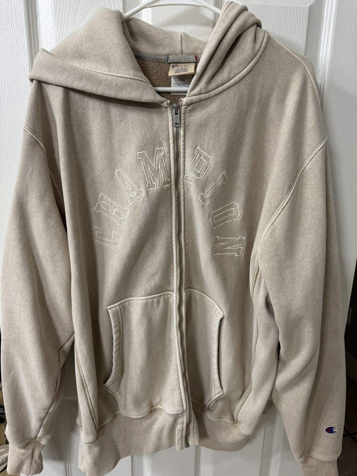 Mens Champion Zip Hoodie From PAC Sun. Size large