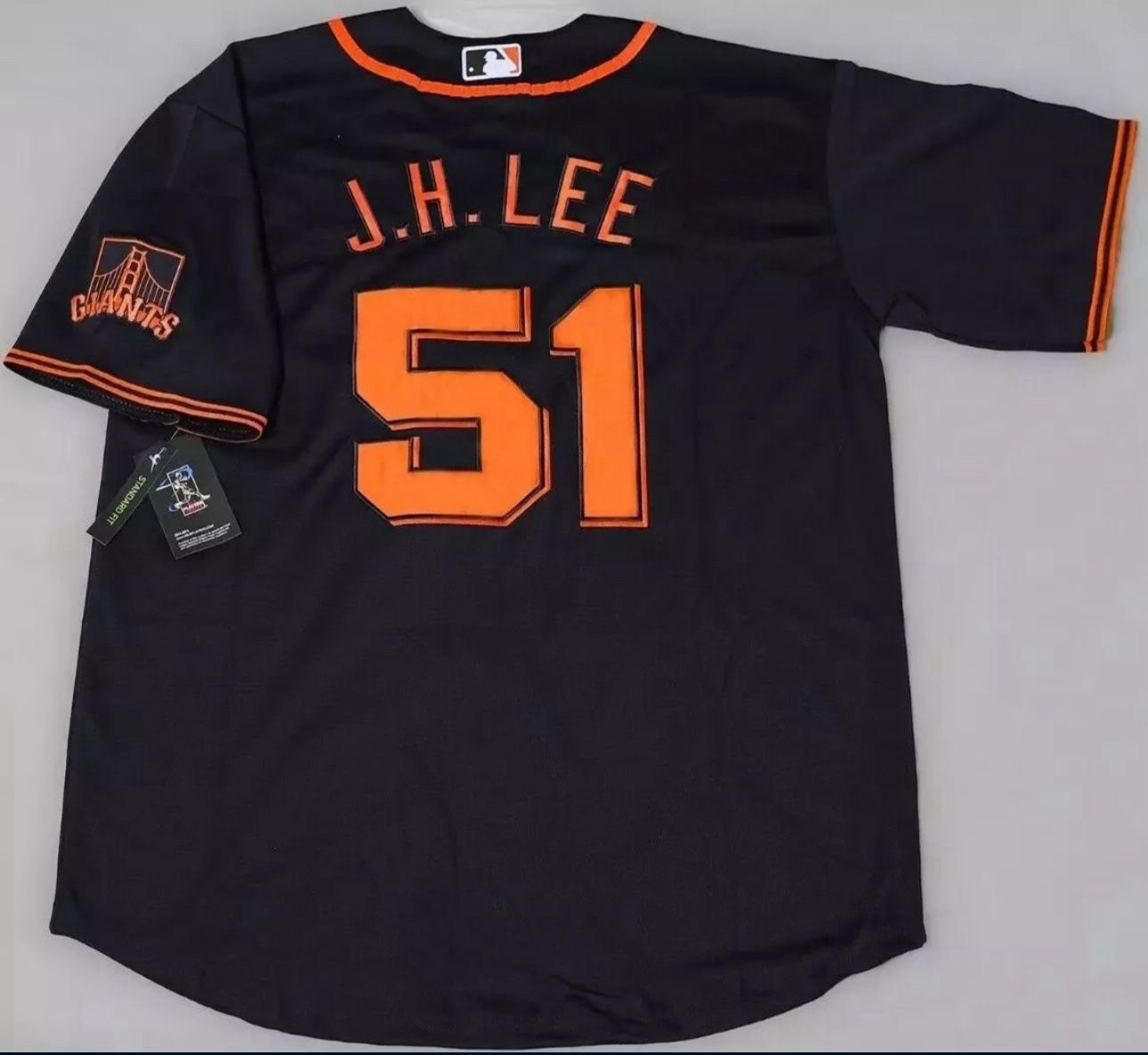 Giants Jung Hoo Lee Black Jersey