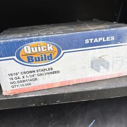 Crown Staples Galvanized 