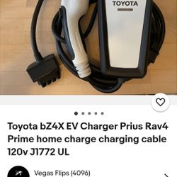 Toyota Bz4x Ev Home Charger Sealed In Box