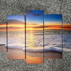 Life is a Beach 5 Piece Canvas Picture