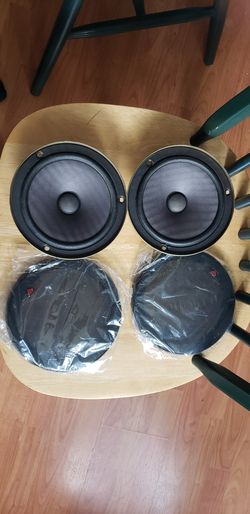 Two pairs of 6.5" inch speakers (4 total)