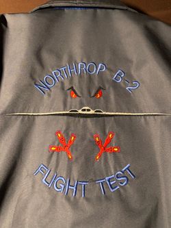 Northrop B-2 Flight Test Embroidered Jacket