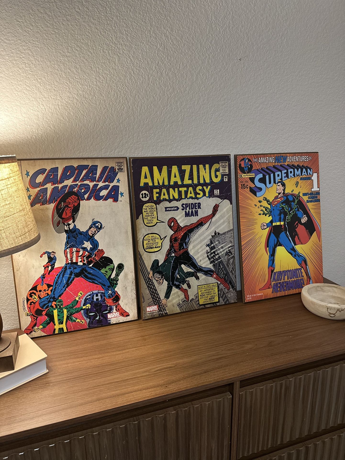 Marvel Vintage Style Wood Wall Decor