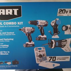 Hart 5pc Cordless Tool Kit