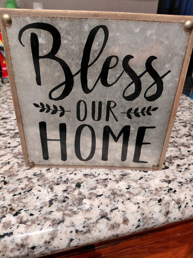 Bless Our Home Sign