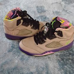 SIZE 10 MENS Nike Air Jordan 5 Retro "Alternate Bel-Air" sneakers. 