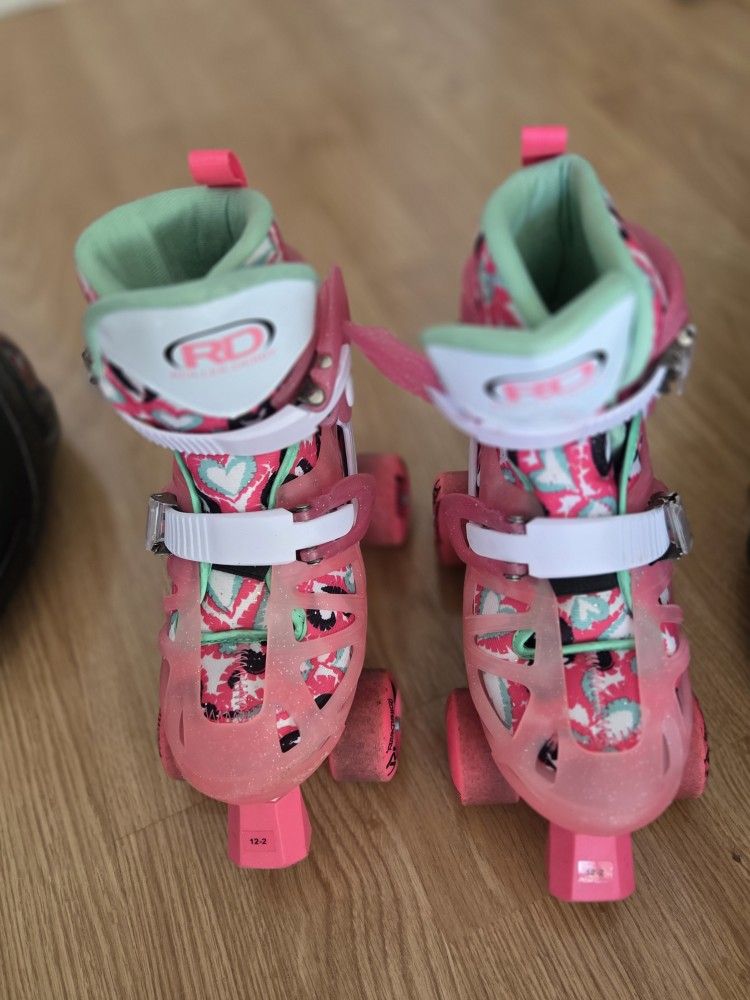 Girls Roller Skates Adjustable Size