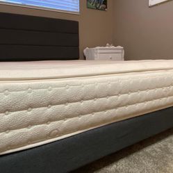 The Botanical Bliss Organic Latex Mattress 10", Queen, Firmness: Med-Firm Like New, Perfect Condition $450