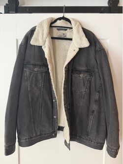Black Levi Sherpa Jacket