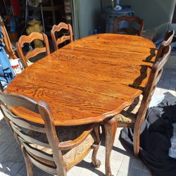 Dinning Table Set With 6 Chairs  Mesa Comedor Y 6 Sillas