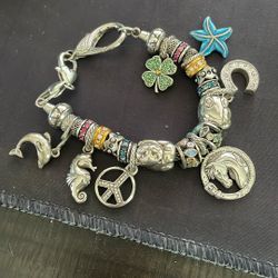 Authentic Pandora Bracelet And Charms