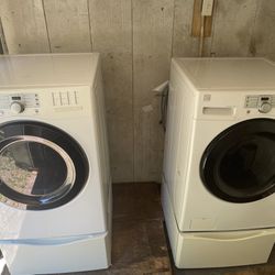 Kenmore washer and dryer (front load)