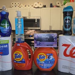 📦 Household Essentials Bundle – Tide, Downy, Paper Towels & More