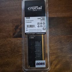 16GB Crucial DDR5 4800Mhz RAM
