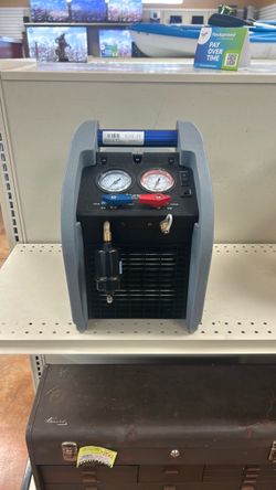 Refrigerant Recovery Machine with Dual Gauges