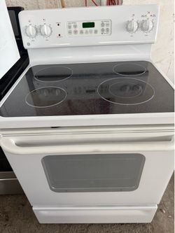 Ge glass top electric stove