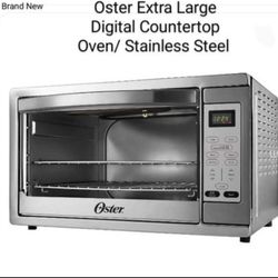 Brand New Oster Extra Large Digital Countertop Oven Stainless Steel 