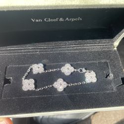 Van Cleef Bracelet Sliver Buss Down. Comes With Papers/ Bag