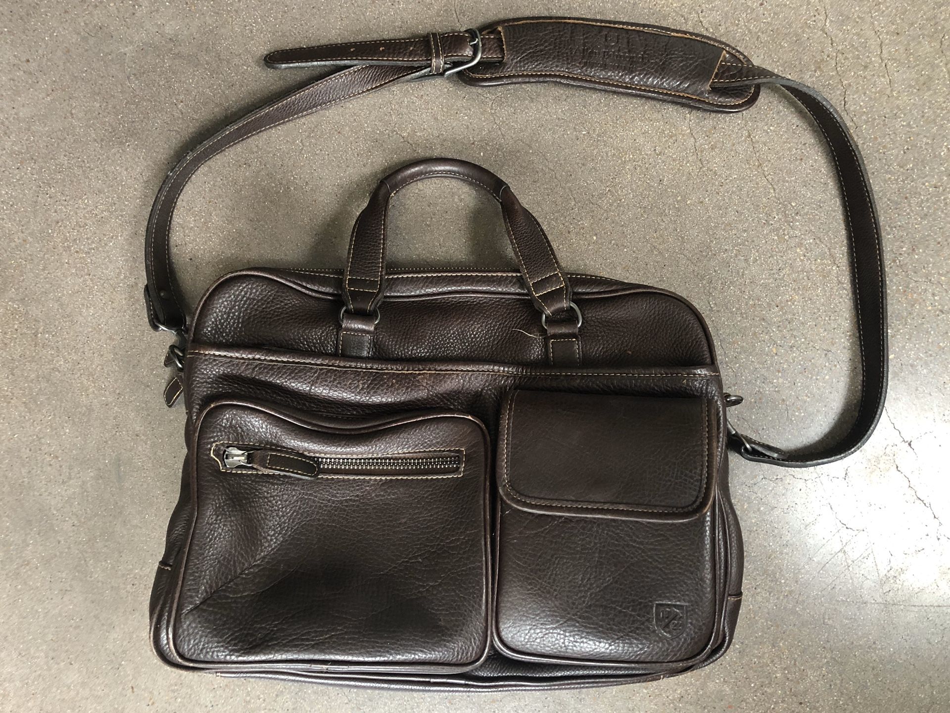 Allen Edmonds Leather Briefcase