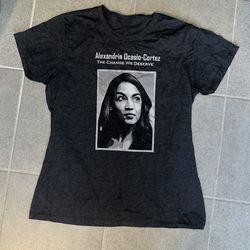 Alexandria Ocasio-Cortez AOC T-Shirt Womens Small