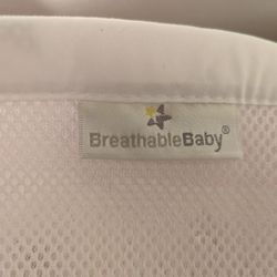 2 Baby Breathable Crib Bumpers