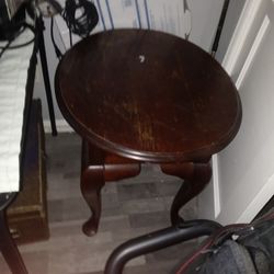 End Table Some Scratches But Solid Wood