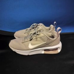Nike Air Max Beige Interlock Running Shoes (Size 6)