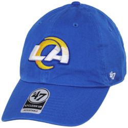 LOS ANGELES RAMS NFL CLEAN UP STRAPBACK BASEBALL CAP DAD HAT