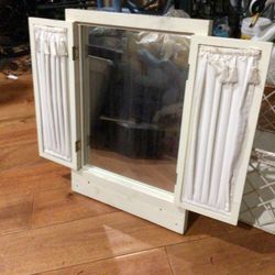 Cute Vintage Hidden Mirror Window 