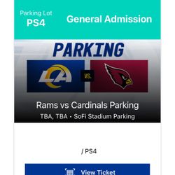 Rams PS4 Parking Vs Cardinals 