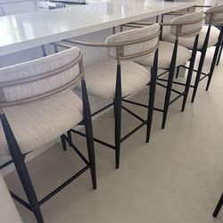 Set of 4 Counter Height Bar Stools