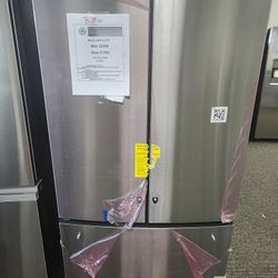 GE Energy Star 18.6 cu.ft Counter-Depth French Door Refrigerator 