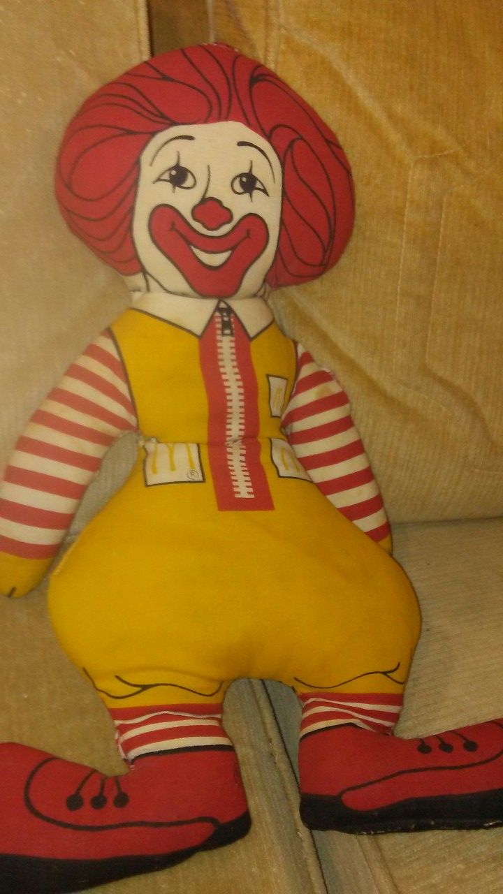 Ronald McDonald 1973 doll