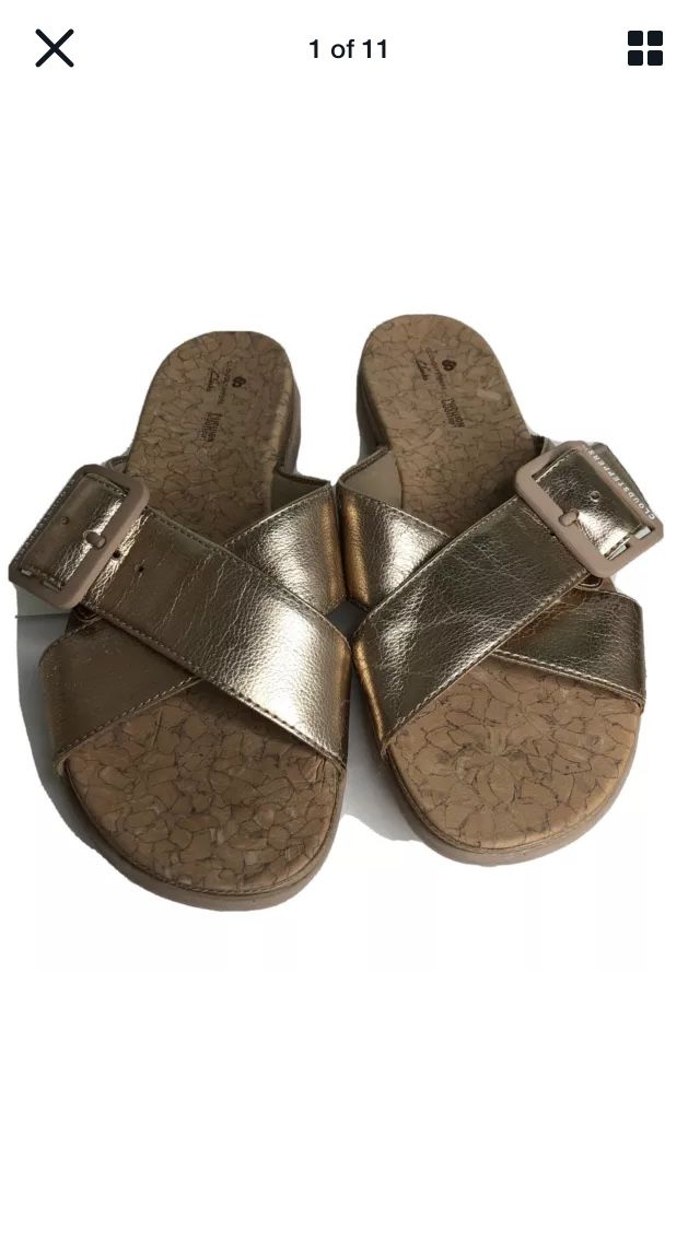 Clarks Sandals Slides Women Size 9M Color