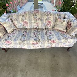 Floral Sofa And Love Seat Set 