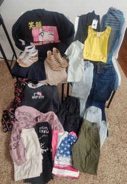 Girls Clothing Bundle + 2 prs Sandals $75 OBO Takes EVERYTHING