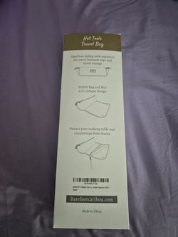 Hair Tools Travel Bag and Heat Resistant Mat (15.5")