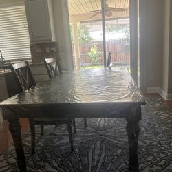 Dining Table with 5 chairs 