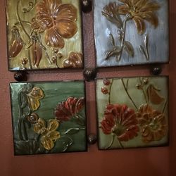 Floral Metal Wall Art