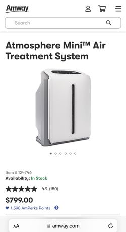 Atmosphere Mini™ Air Treatment System  Air Purifier 