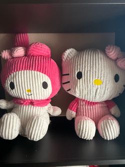 hello kitty/my melody plushies