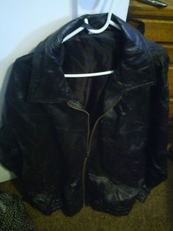 XXL Mens leather jacket